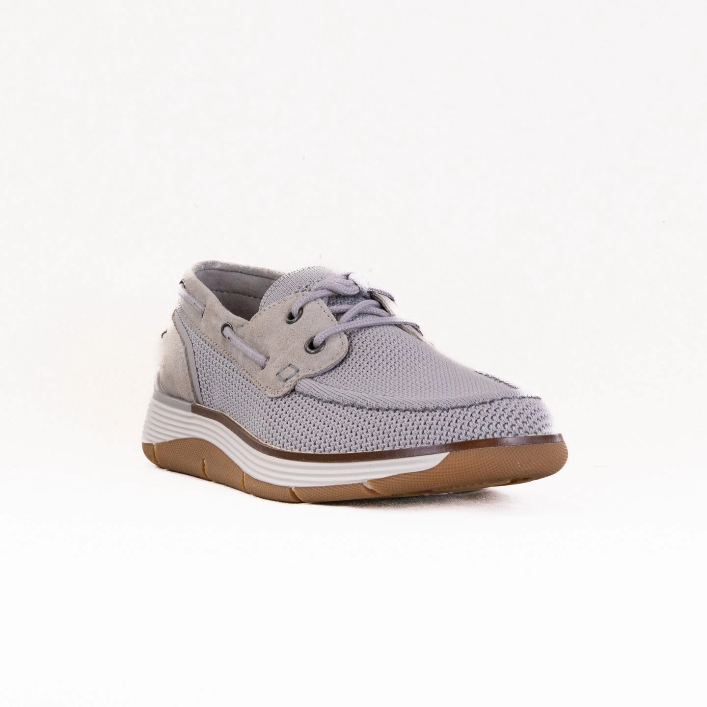 Shock Diffusing Plate Core Comfort Rockport Lyall Slip-On Casual Boat Shoe (Men's) - Taupe
