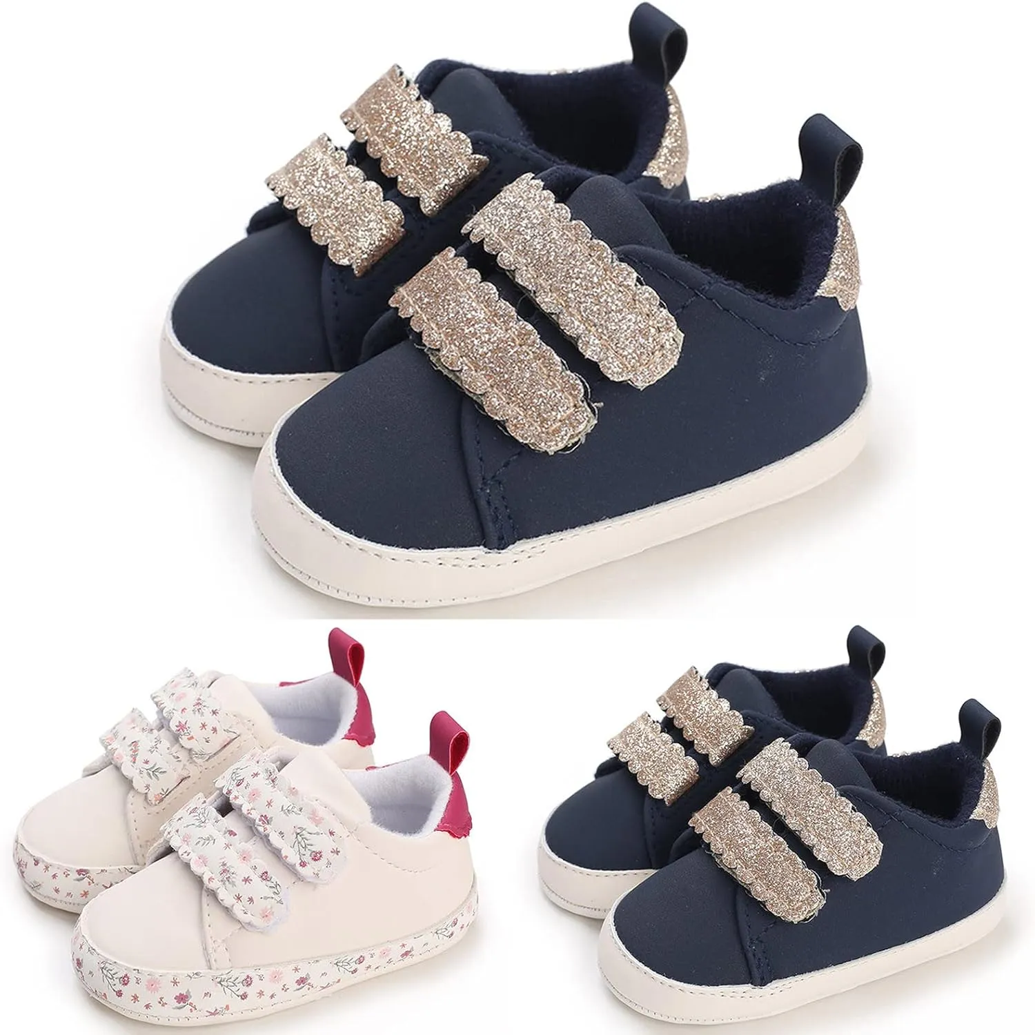 Summer Children Infants Girls Sports Shoes Floor Flat Bottom Non Slip Round Toe Comfortable Girls Slip on Wide Shoes