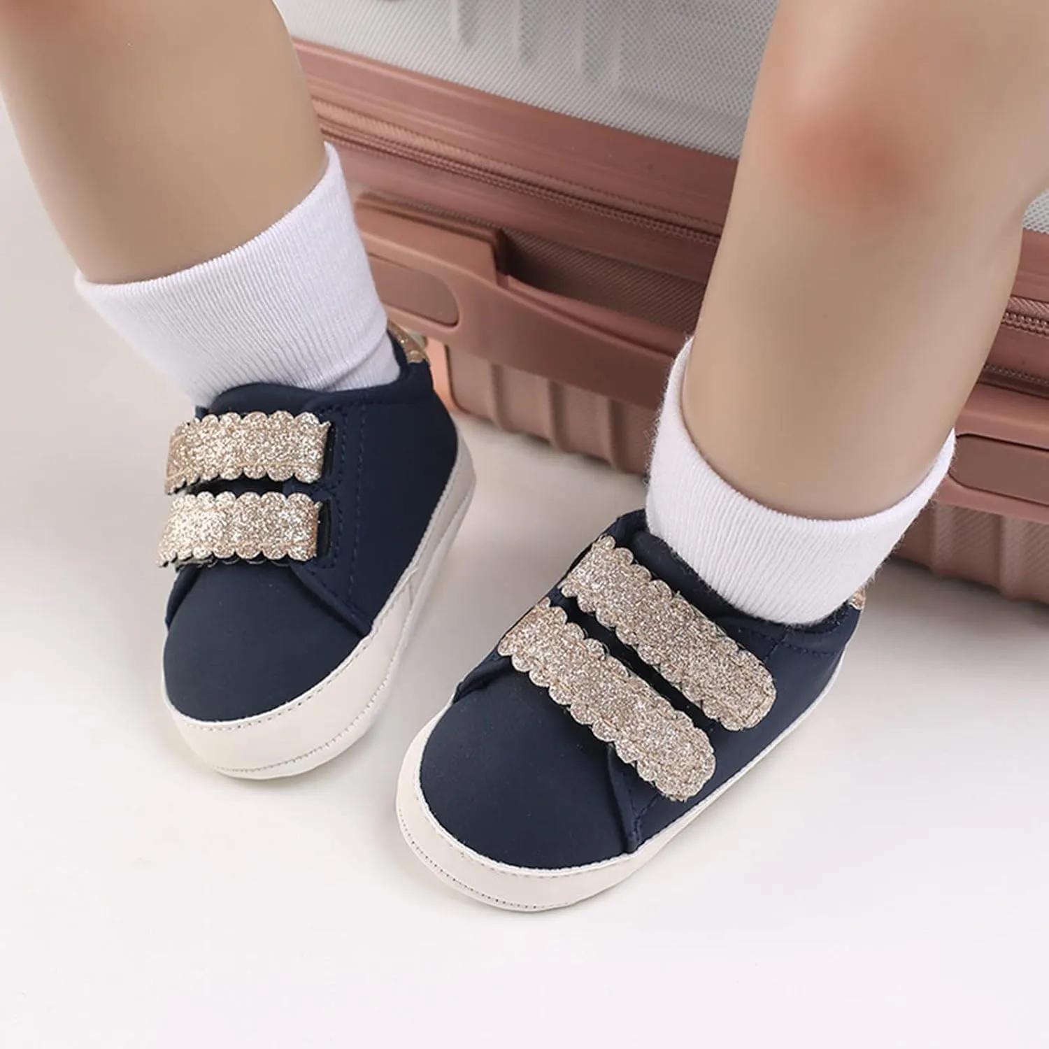 Summer Children Infants Girls Sports Shoes Floor Flat Bottom Non Slip Round Toe Comfortable Girls Slip on Wide Shoes