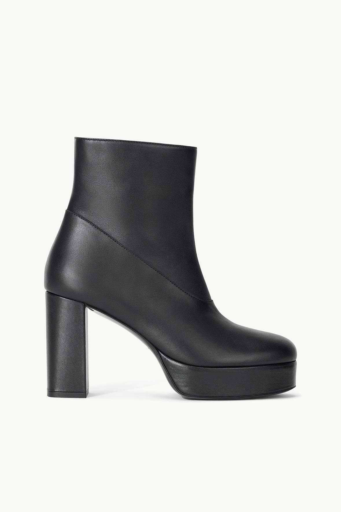 JODIE PLATFORM ANKLE BOOT | BLACK City Edge Rich Glow
