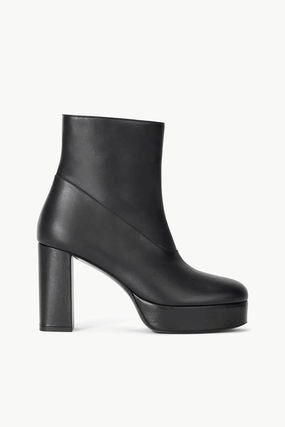 Summer-Vibe JODIE PLATFORM ANKLE BOOT | BLACK JODIE PLATFORM ANKLE BOOT | BLACK Wide Base Stabilization