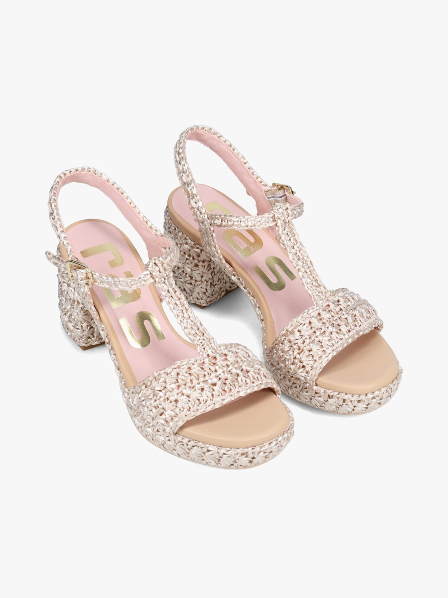 mesh material Relaxed Walking 8115 Sand Rafia