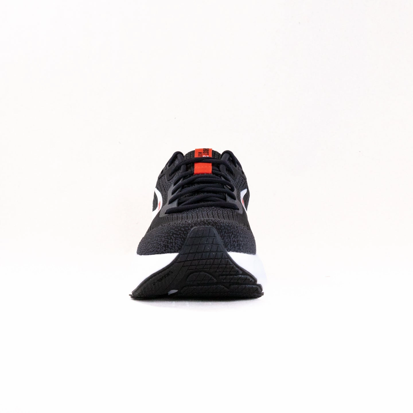 Harbor Stroll Walk Around Brooks Ghost Max 2 (Men's) - Black/White/Fiery Red