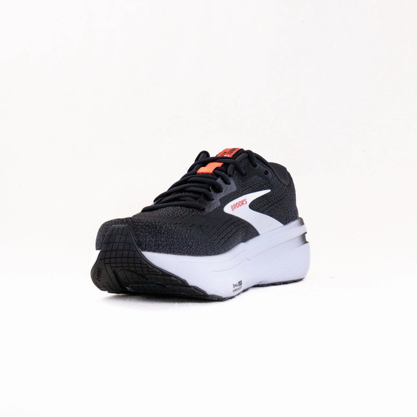 ModernDesign Brooks Ghost Max 2 (Men's) - Black/White/Fiery Red