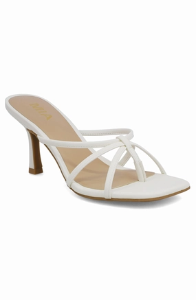 Sybel Heels - White Huge Non Toxic Coating Sybel Heels - White