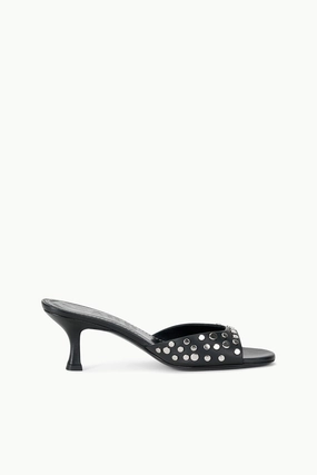 synthetic leather BRIGITTE MULE | RIVETS BRIGITTE MULE | RIVETS Airflow Ventilation Desert Cool