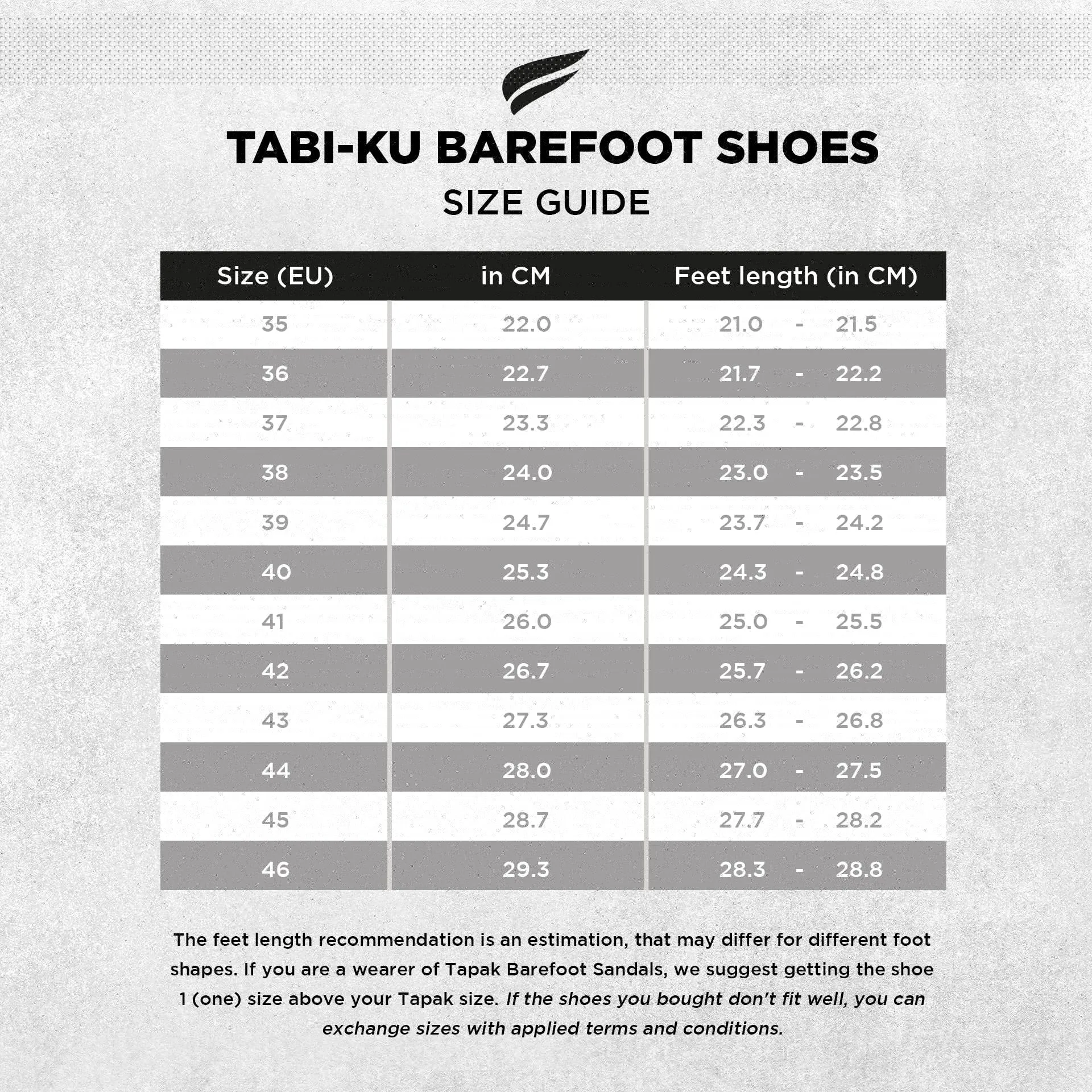 Tabi-ku Barefoot Shoes - Autumn Brown