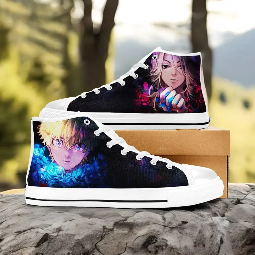 Takemichi Mikey Tokyo Revengers Shoes High Tops Sneakers for Kids and Adults