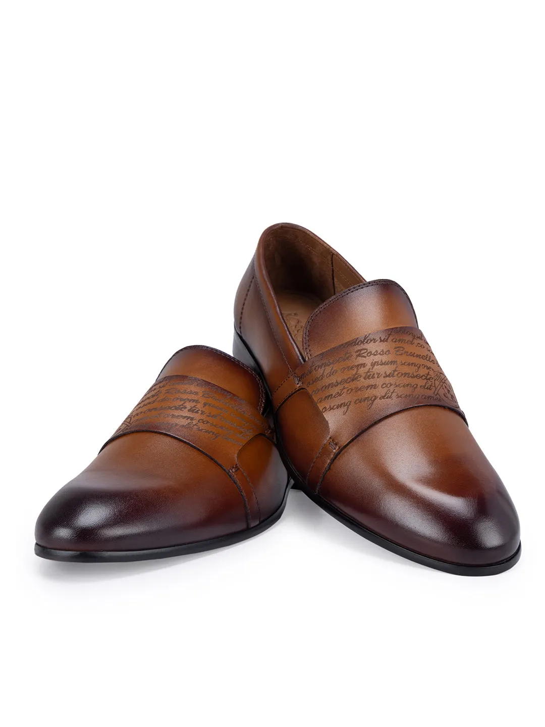 Tan Signato Monk Straps