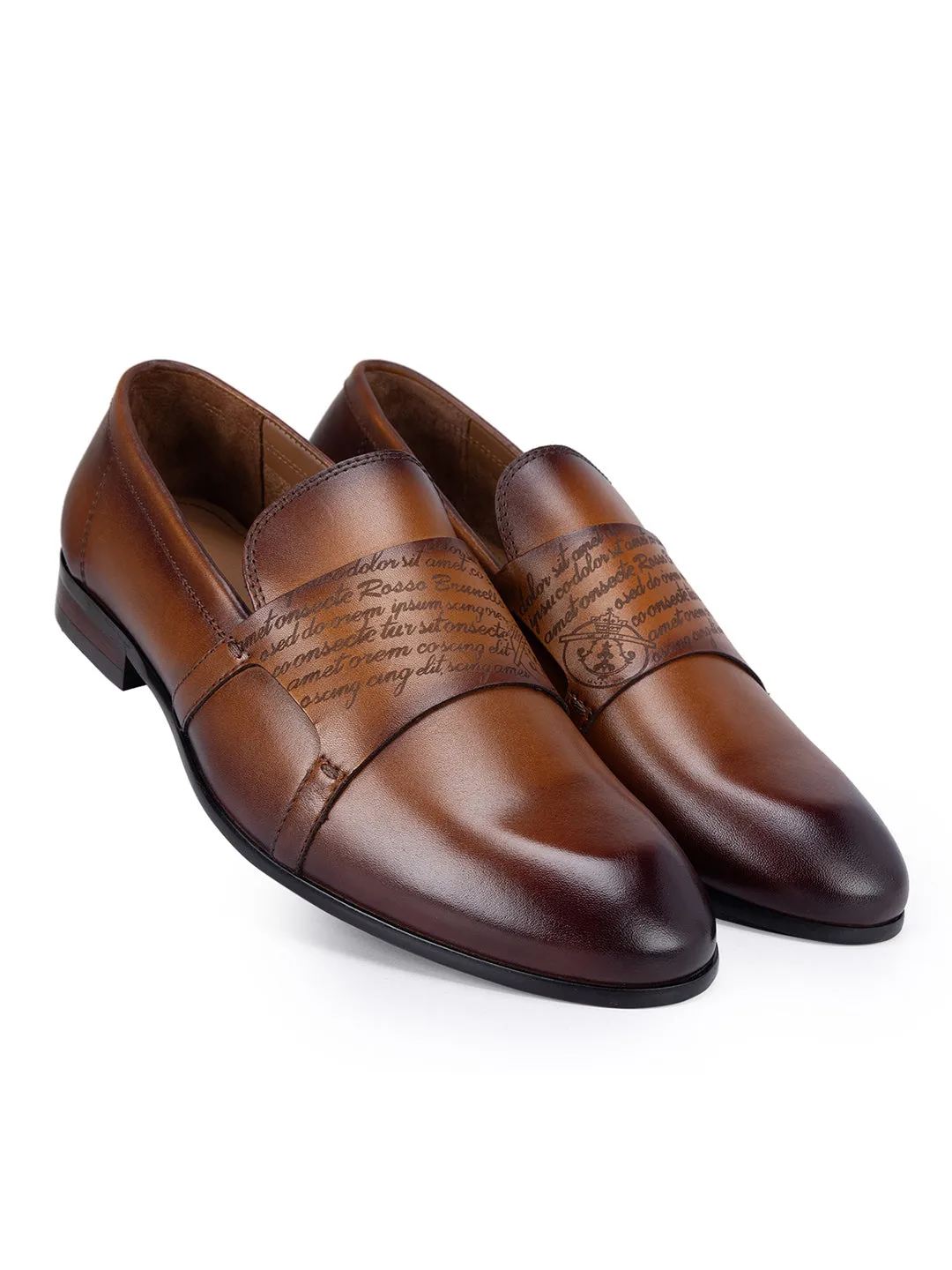 Tan Signato Monk Straps
