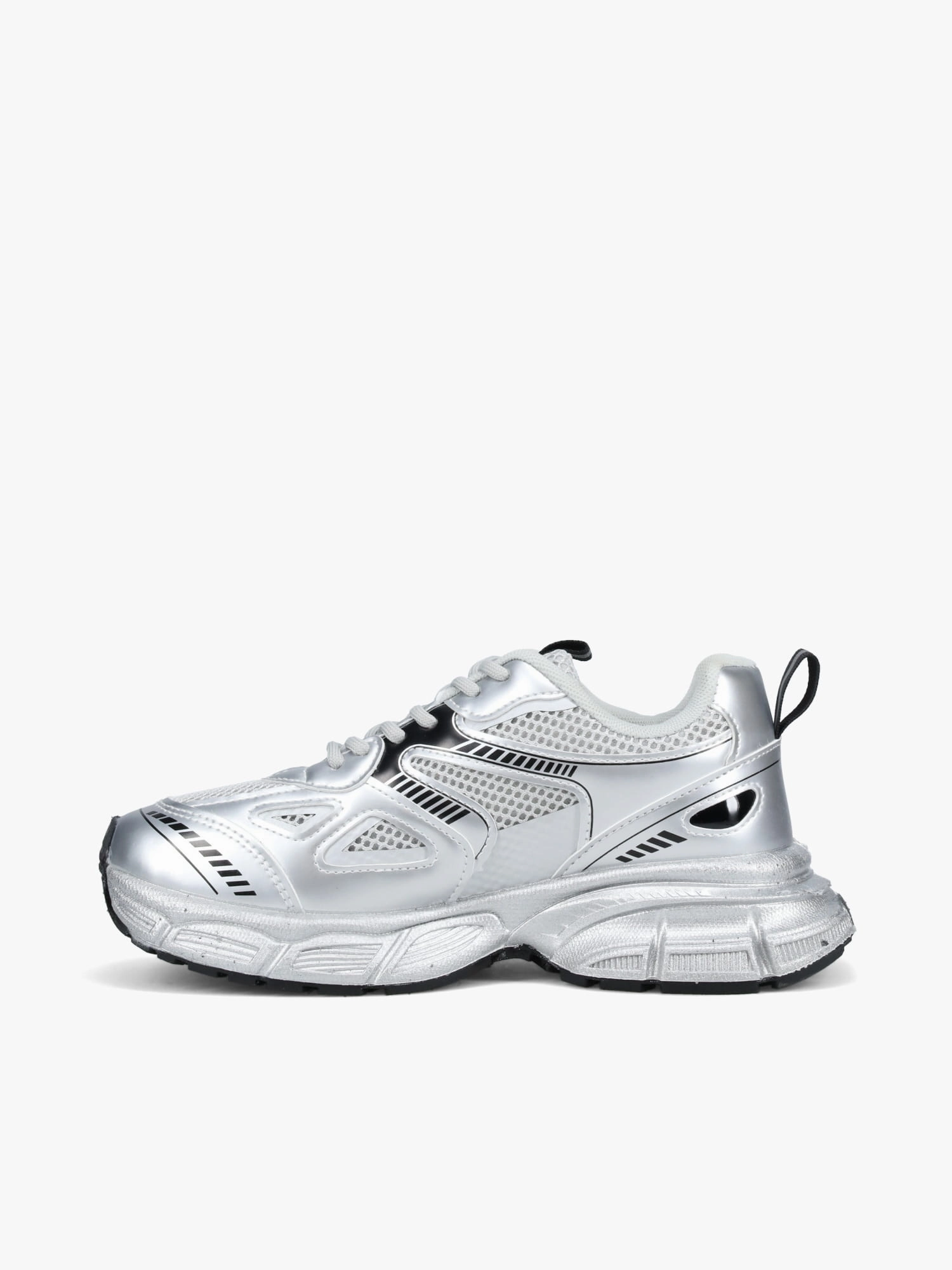 Tari Silver Metallic Practical Walk Bus Hop