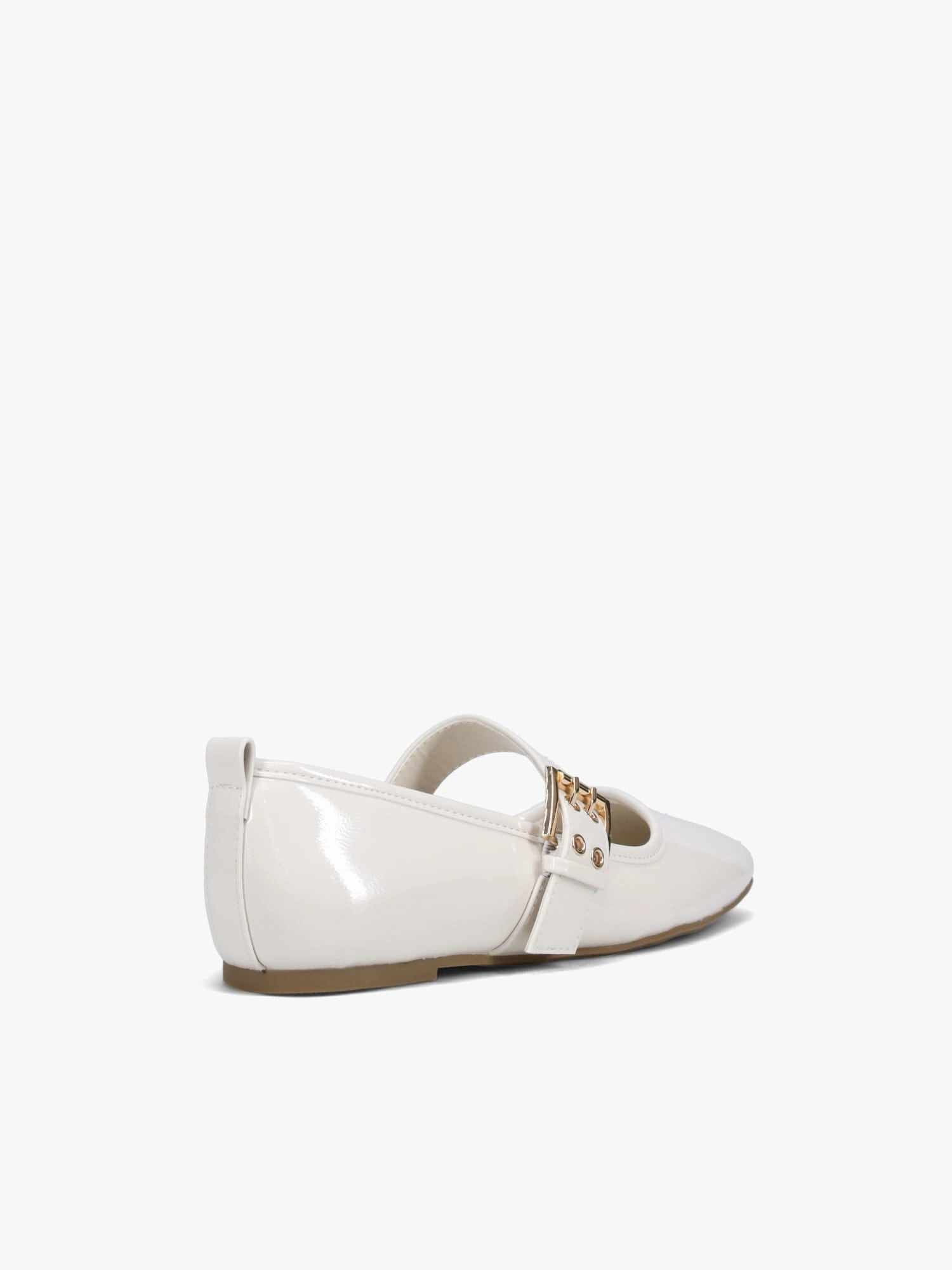Tatiana Off White Patent Tunnel Walk