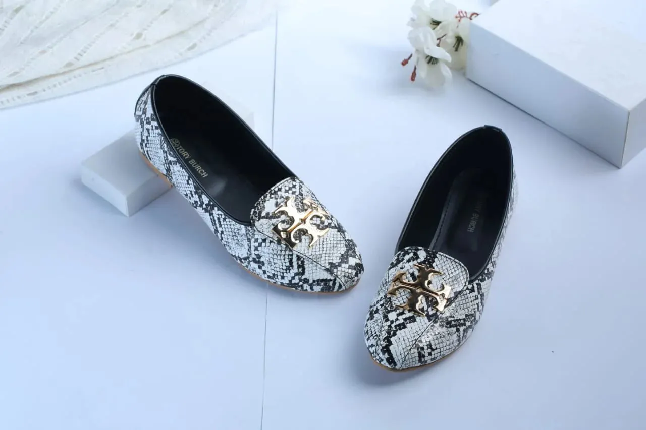 TB ELEANOR PUMPS - SNAKE