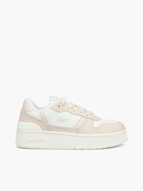 Tclip Platform  Offwht Off wht leather Smooth Balance Tclip Platform  Offwht Off wht leather Slow Walks
