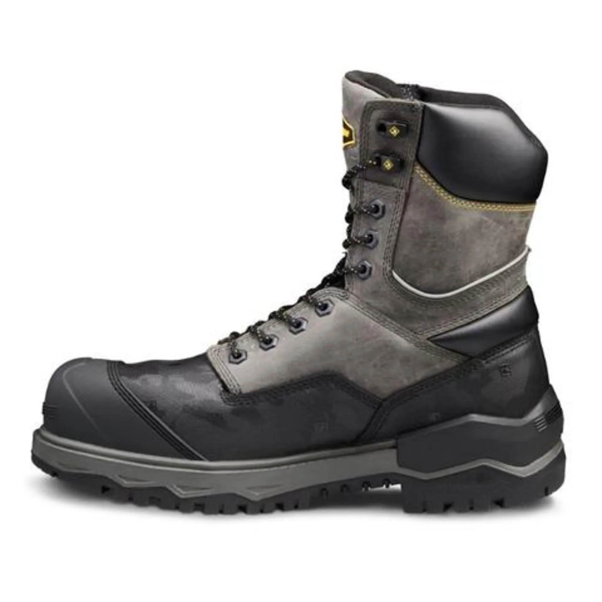 Terra Men's Safety Work Boots Gantry 8" Rugged Leather Waterproof with Vibram® Fire & Ice Sole | Sizes 7-16