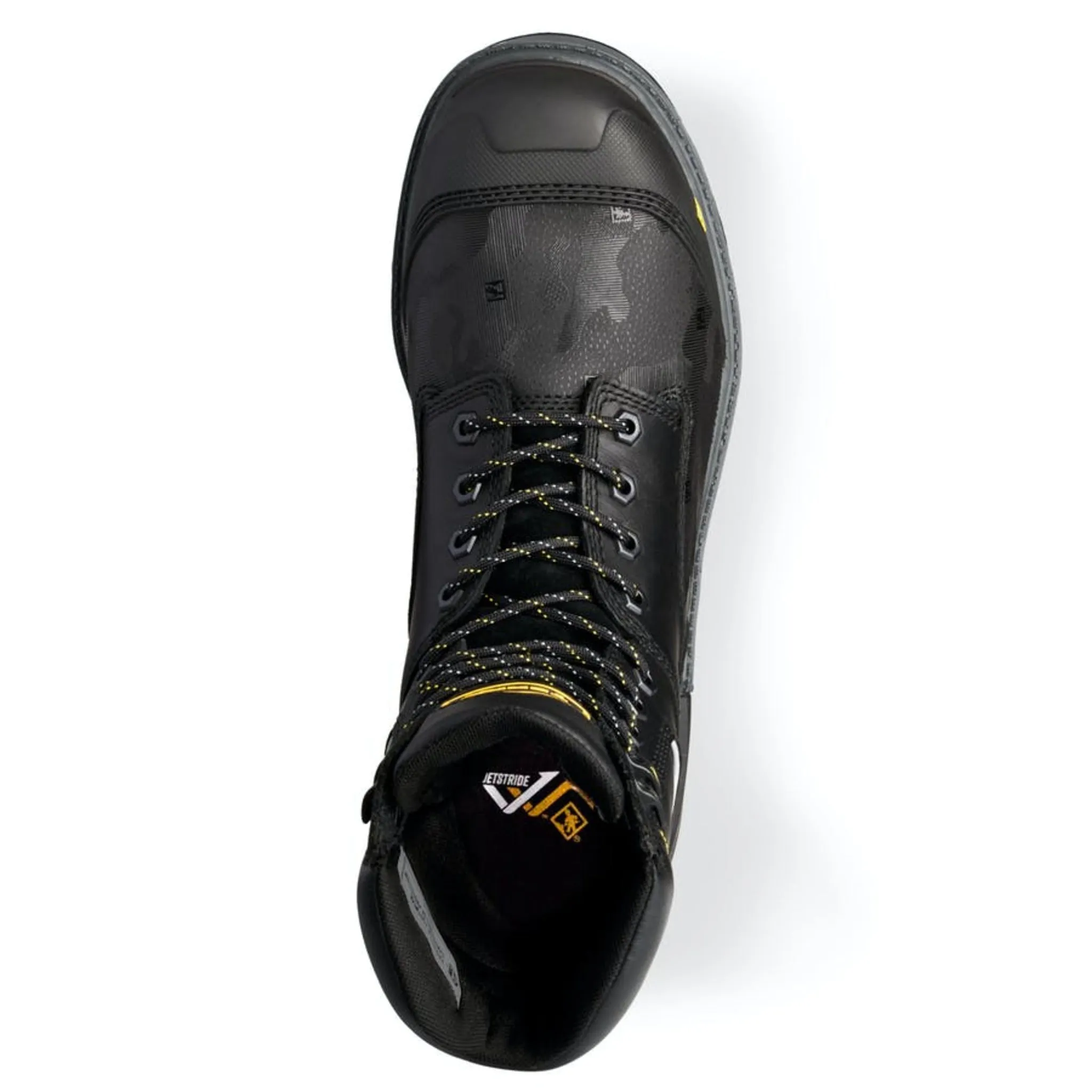 Terra Men's Safety Work Boots Gantry 8" Rugged Leather Waterproof with Vibram® Fire & Ice Sole | Sizes 7-16