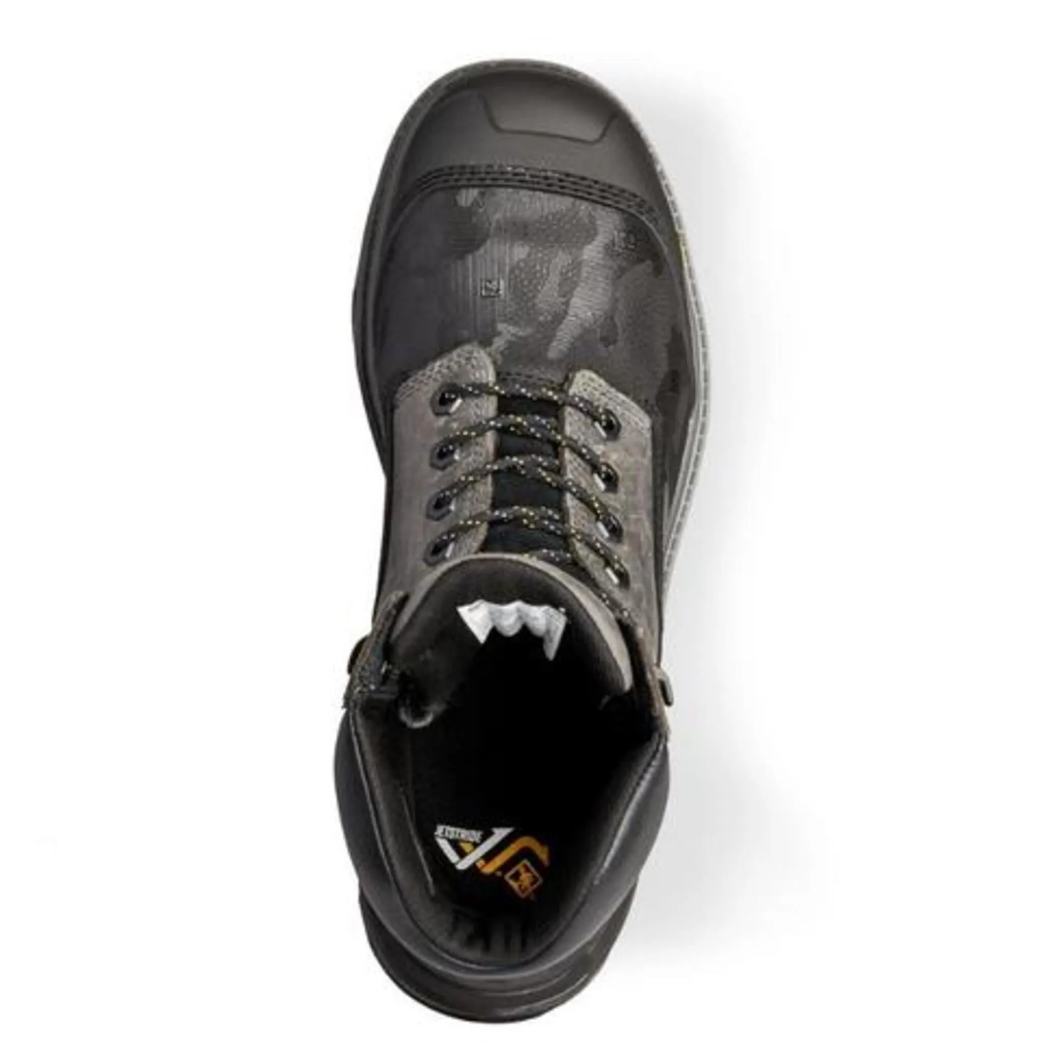 Terra Men's Safety Work Boots Gantry 8" Rugged Leather Waterproof with Vibram® Fire & Ice Sole | Sizes 7-16