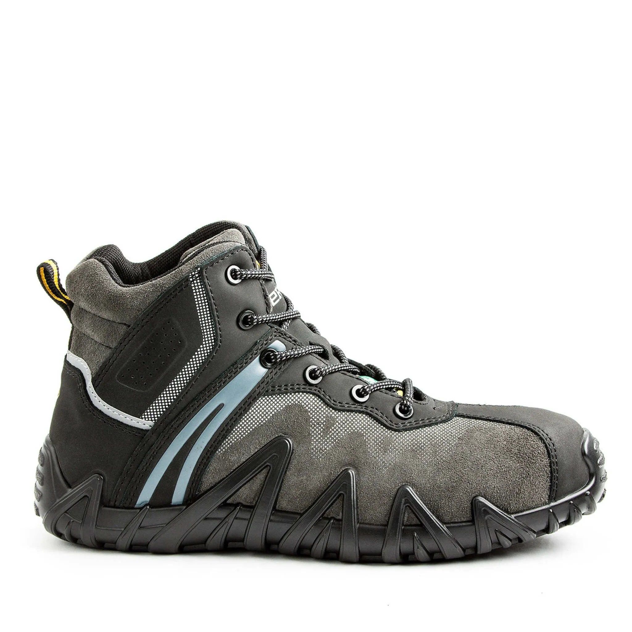 Terra Men's Safety Work Boots Venom Mid 6" Suede and Leather Upper with Composite Toe and Plate | Sizes 6-13