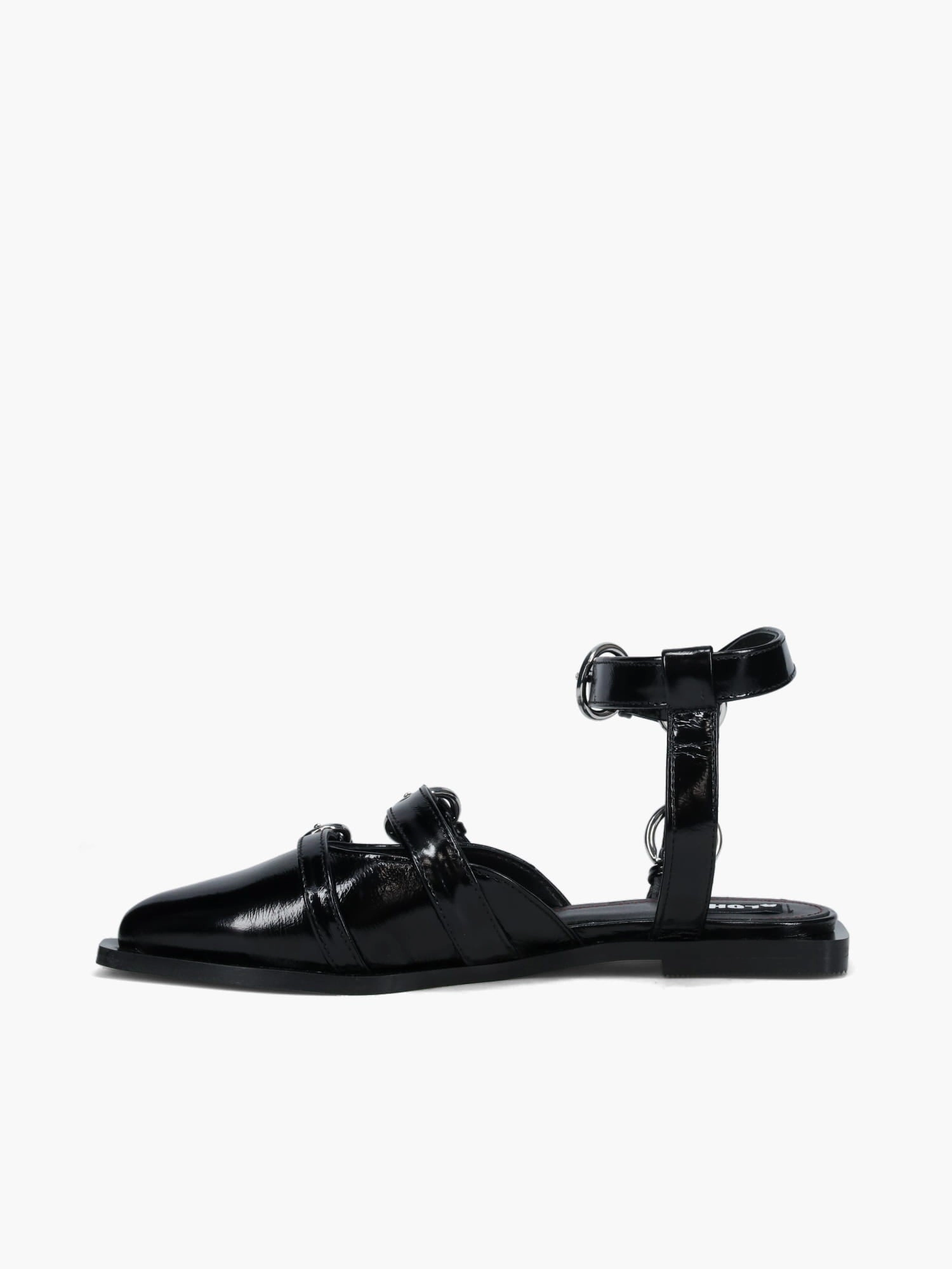 Ribbon Bow Thalara Black Onix Leather