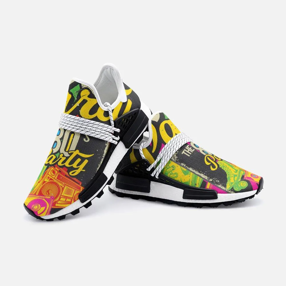 The 80's party Unisex Lightweight Custom shoes
