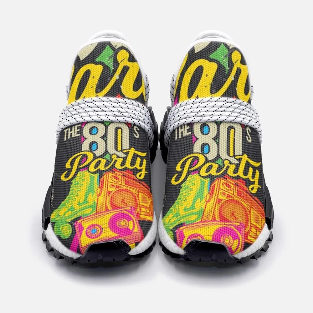 The 80's party Unisex Lightweight Custom shoes