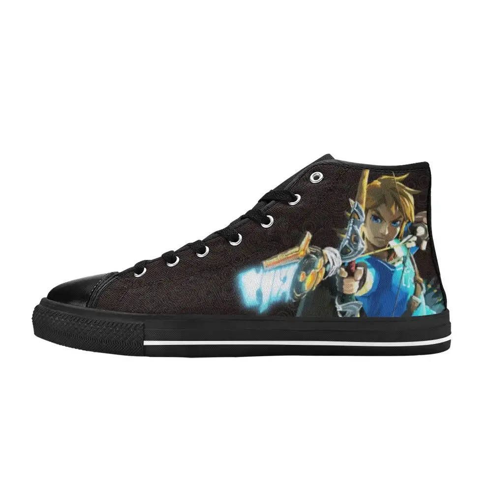 The Legend of Zelda Shoes High Top Sneakers for Kids and Adults
