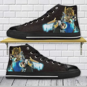 The Legend of Zelda Shoes High Top Sneakers for Kids and Adults