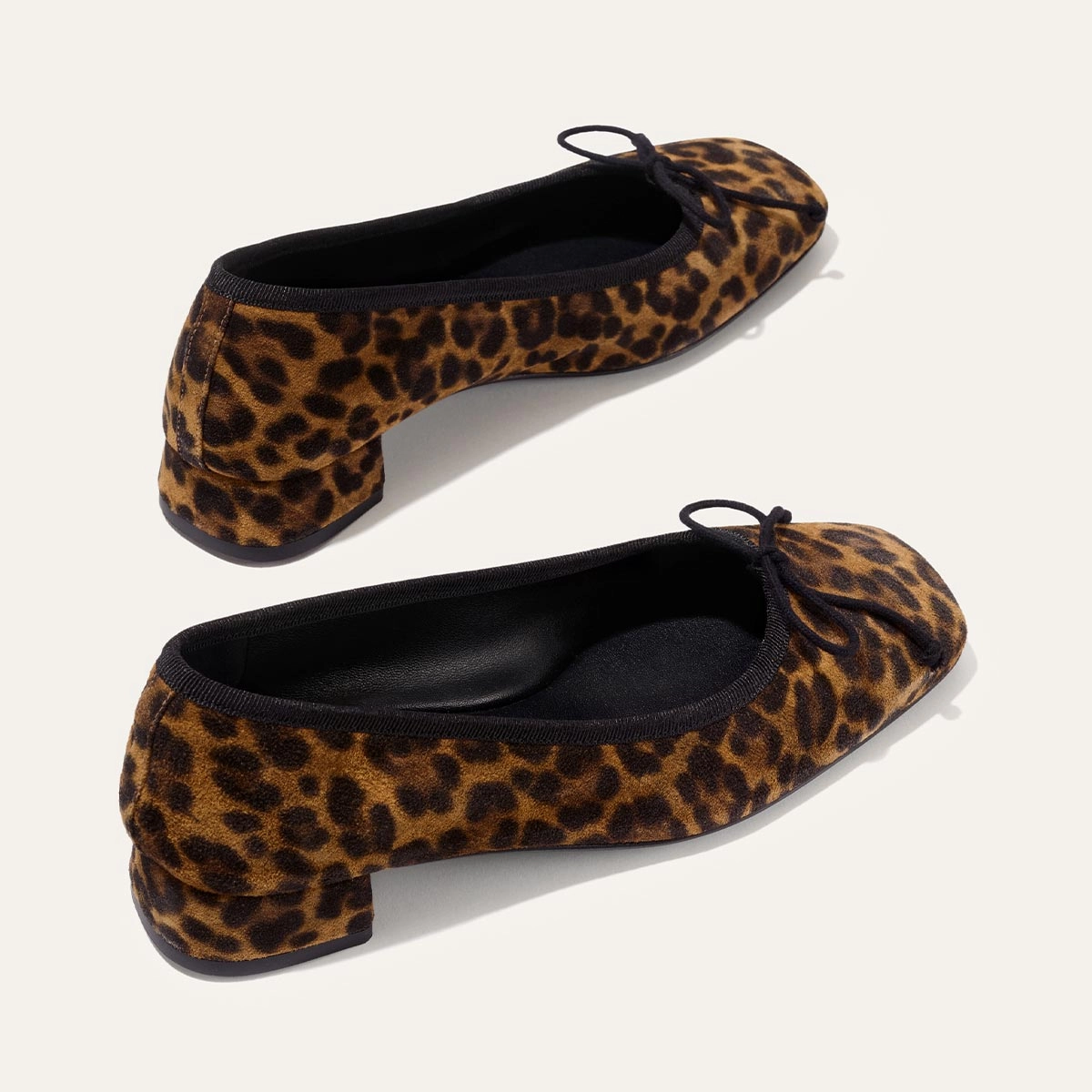 Leather Heeled Sandals Classic Pumps The Ada - Leopard Suede