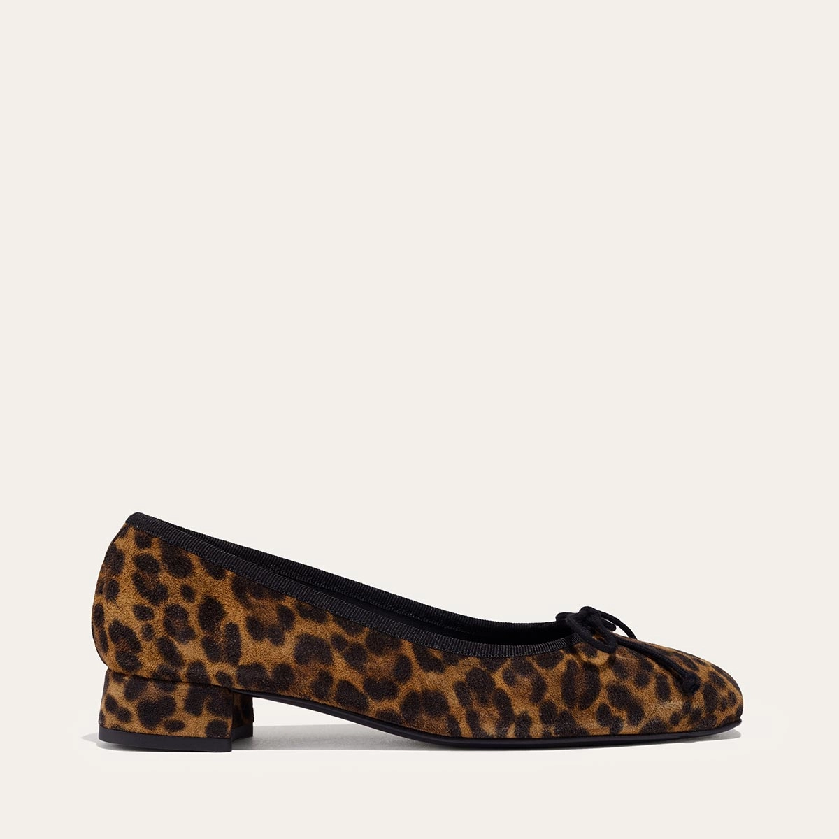 The Ada - Leopard Suede Elegant Boots Shiny Accent