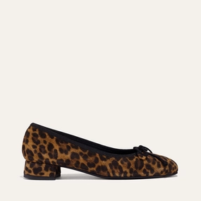 The Ada - Leopard Suede Fresh Look The Ada - Leopard Suede Elegant Boots Shiny Accent