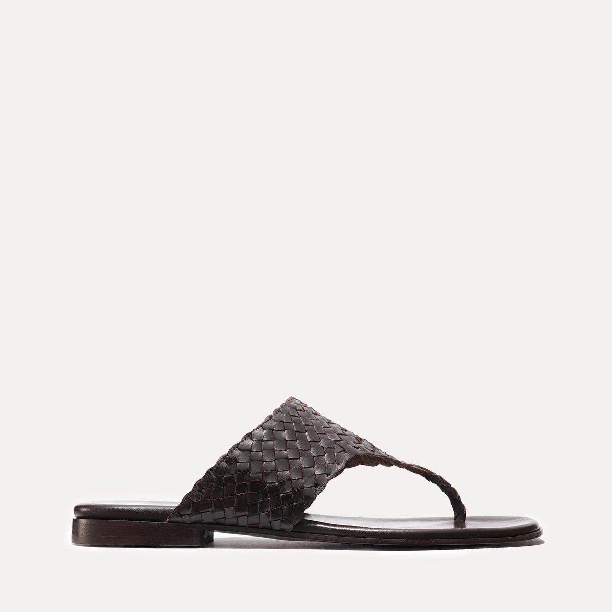 Non Toxic Materials The Deia - Espresso Woven Leather