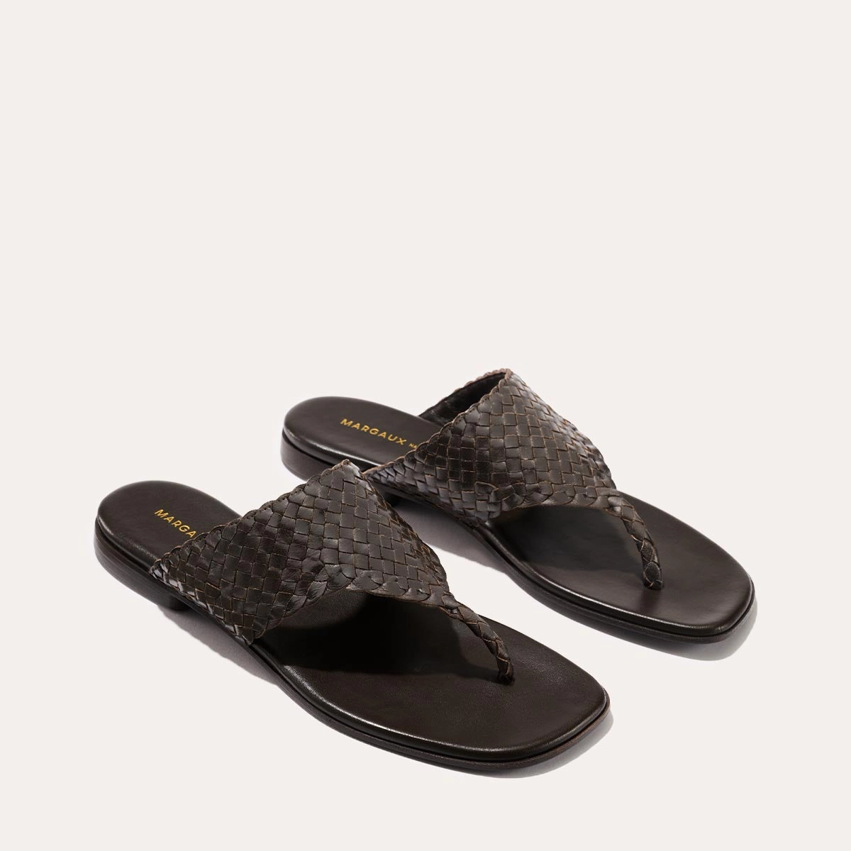 The Deia - Espresso Woven Leather Casual Outdoor Shoes