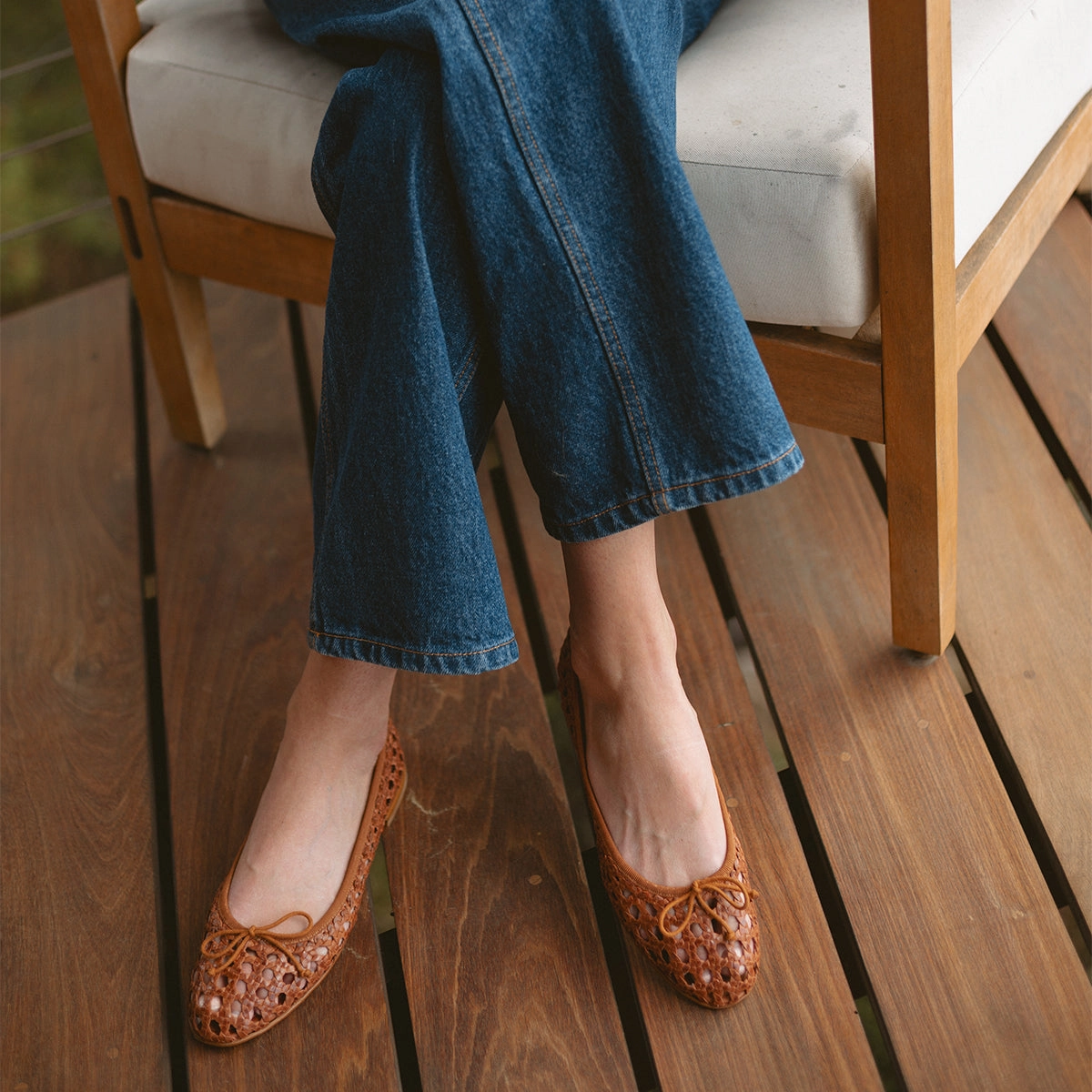 The Demi - Saddle Woven Cozy Feel Footwear