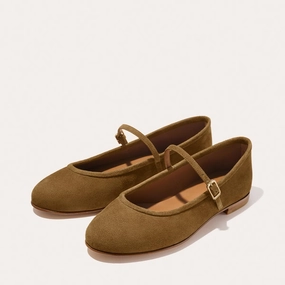 The Demi Jane - Cedar Suede Soft Leather The Demi Jane - Cedar Suede Toe room