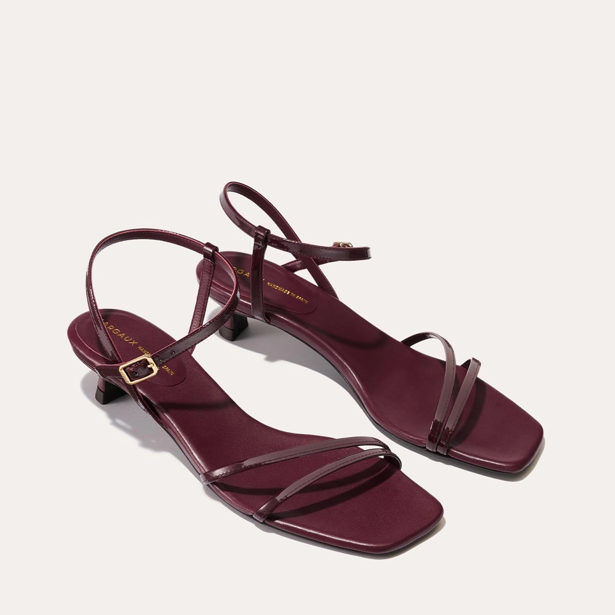 Fashion Ready The Dylan Sandal - Burgundy Patent