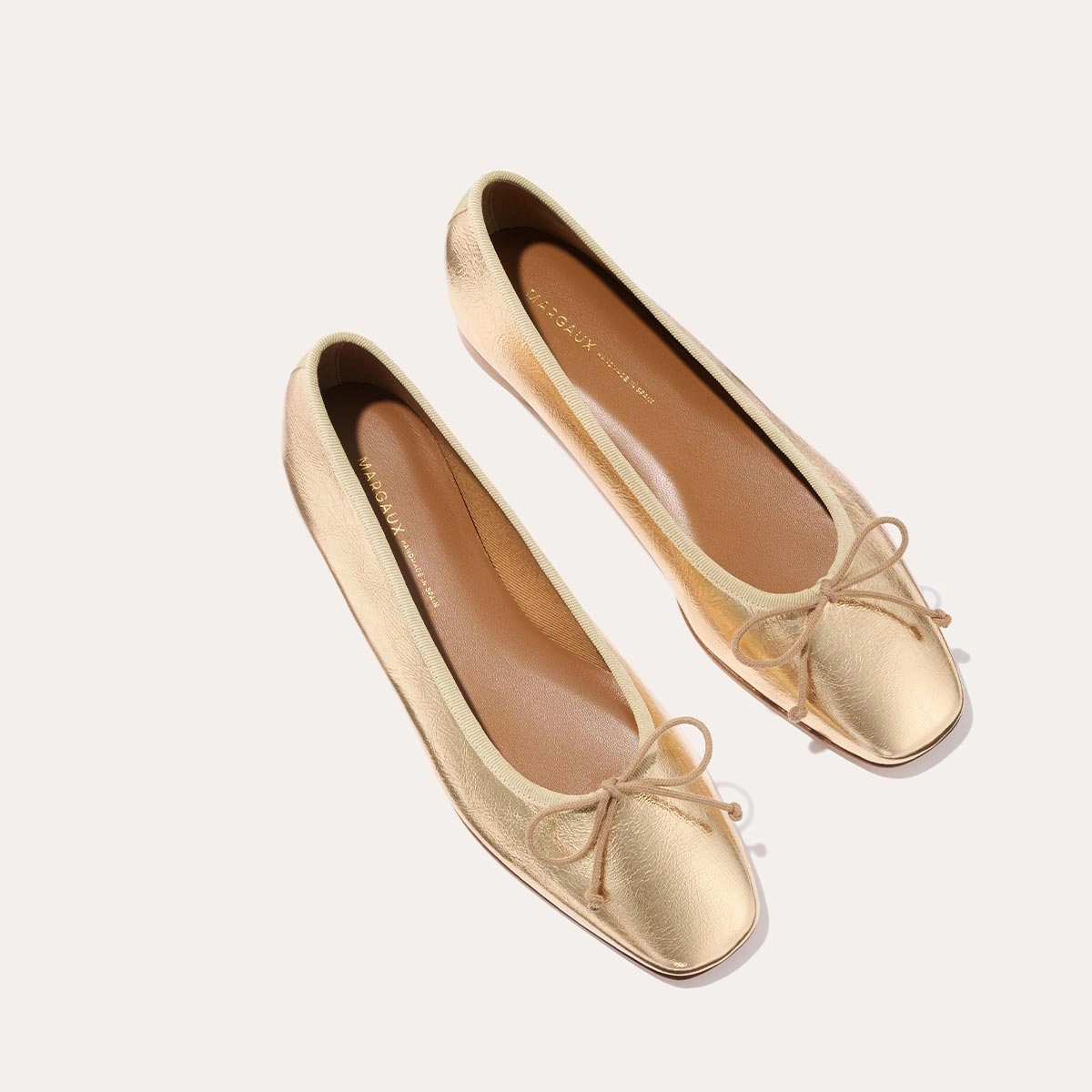 The Fonteyn - Gold Crinkle Nappa Pollen Walk Adjustable Sole