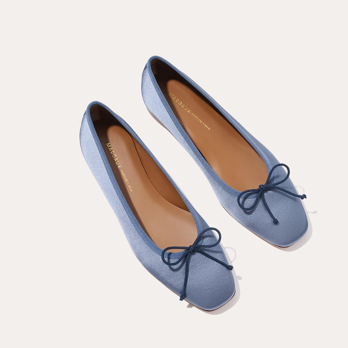 Stretchable The Fonteyn - Slate Blue Satin