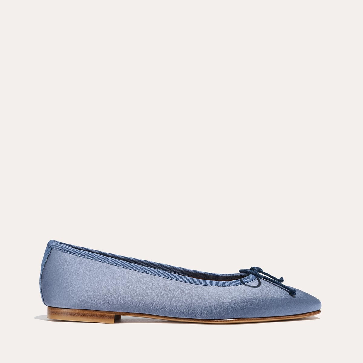 The Fonteyn - Slate Blue Satin Flexible Comfort