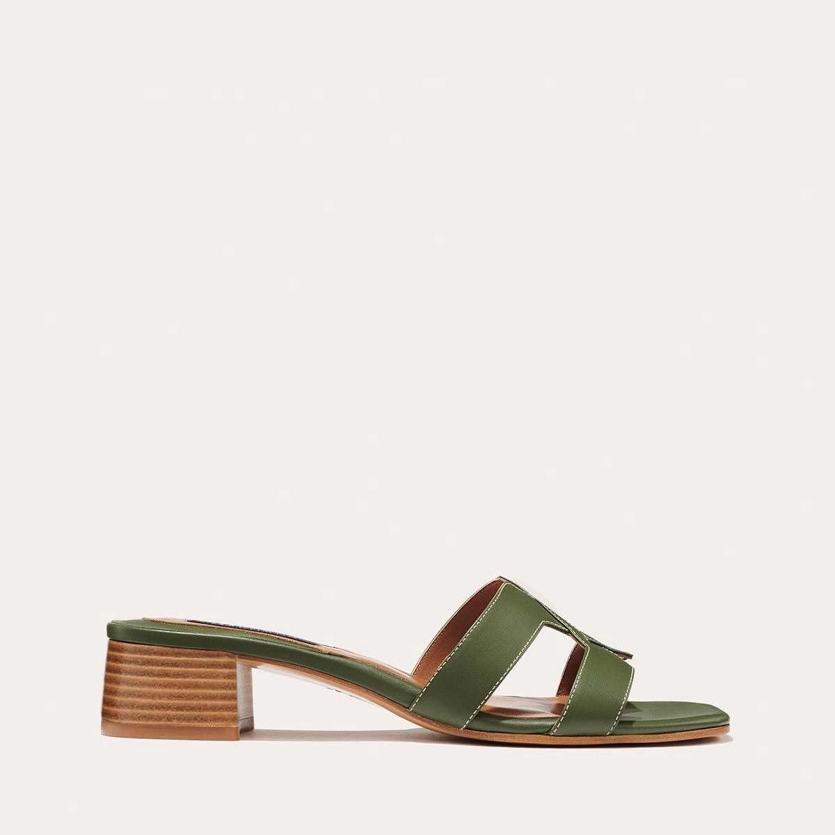 The MX 35 - Olive Calf Gum outsole