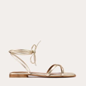 The Wrap Sandal - Champagne Nappa Summer Sandals The Wrap Sandal - Champagne Nappa Light Breathable