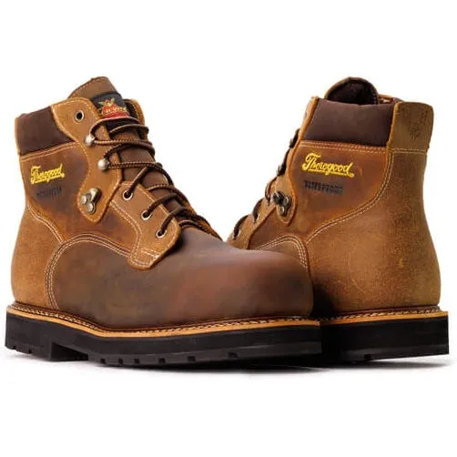 Thorogood Men's Iron River Series 6" Composite Toe Waterproof Work Boot -Brown- 804-4144