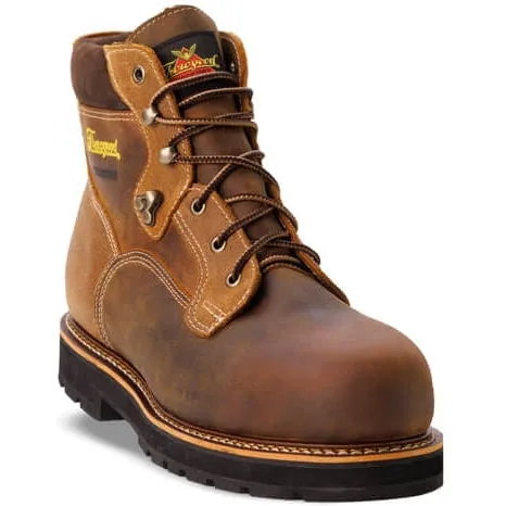 Thorogood Men's Iron River Series 6" Composite Toe Waterproof Work Boot -Brown- 804-4144