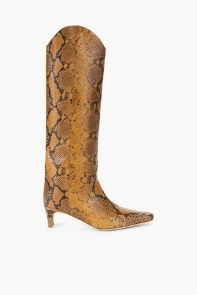 Tiger-Print WESTERN WALLY BOOT | SNAKE Natural Fiber Lining Star Walk WESTERN WALLY BOOT | SNAKE
