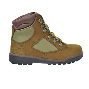 Timberland 6 Inch TB044996 Unisex Kids Brown Leather Running Field Boots HS1922