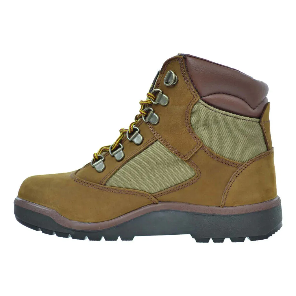 Timberland 6 Inch TB044996 Unisex Kids Brown Leather Running Field Boots HS1922