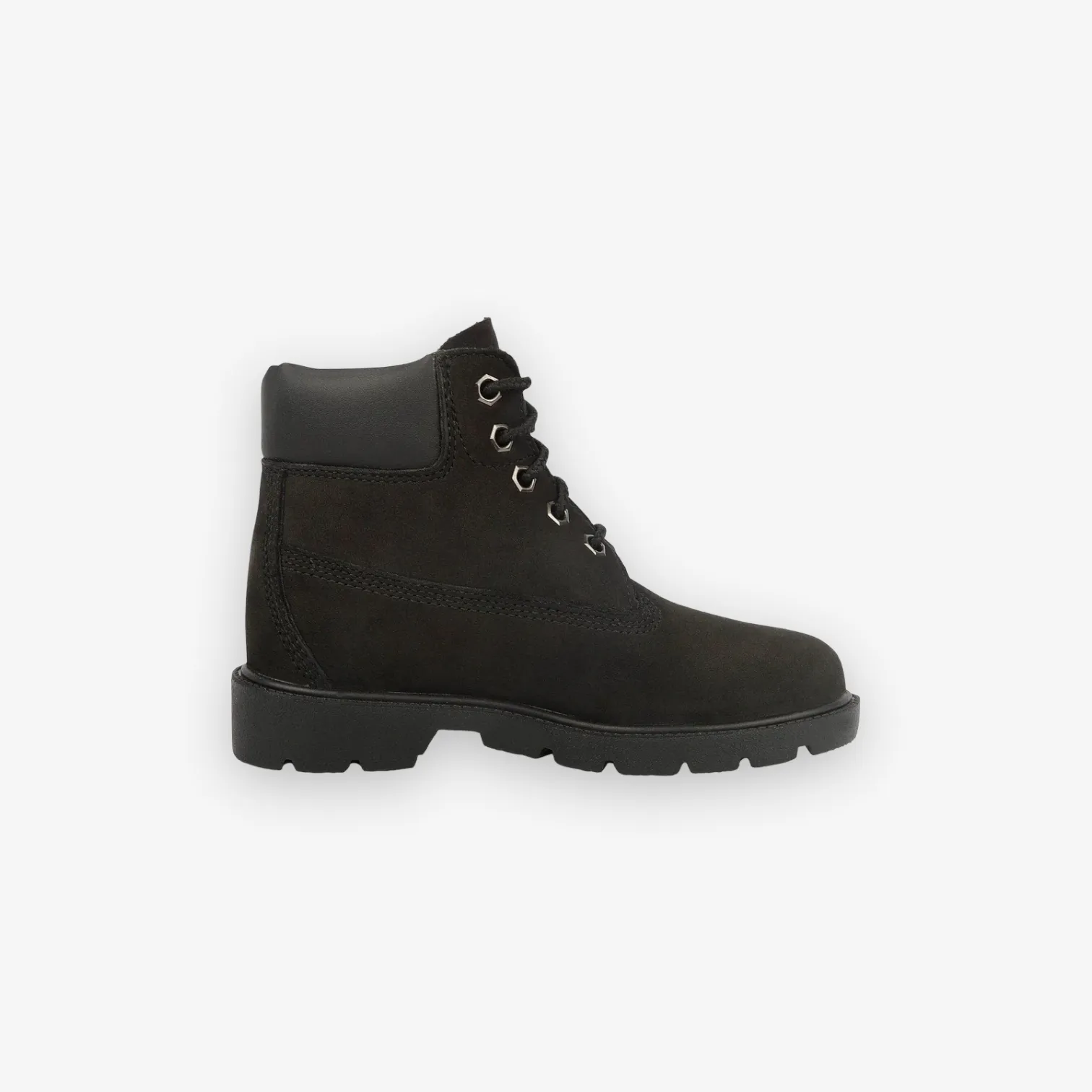 Timberland Classic 6in Waterproof Boot Black Nubuck (PS) 010710-001