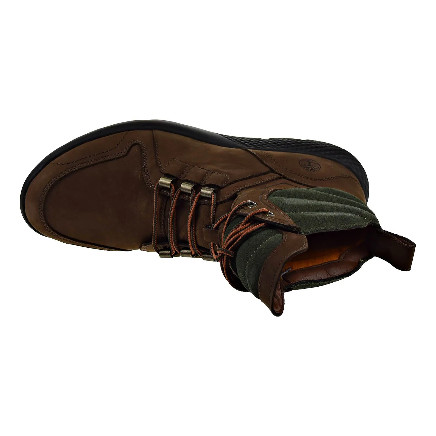 Timberland Flyroam Leather Dark Brown Mens Boots