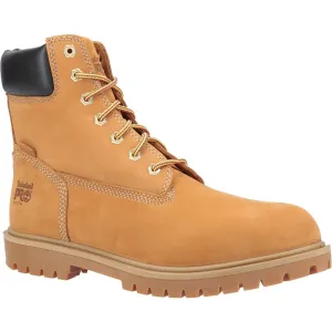 Timberland Pro Iconic Safety Work Boot with Metal Toe Cap - Wheat