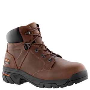Timberland Pro Men's 6" Helix Waterproof Alloy Toe Work Boot - Brown 85594