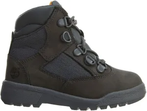 Timberland TB0A13IF-065 Baby Toddler Gray Nubuck Leather Field Boot Shoes HS2706